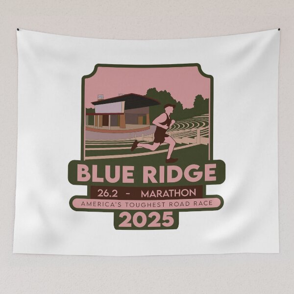 Item preview, Blue Ridge Marathon – 42km – 2025 - America’s toughest road race designed and sold by Moritz Schwäble.