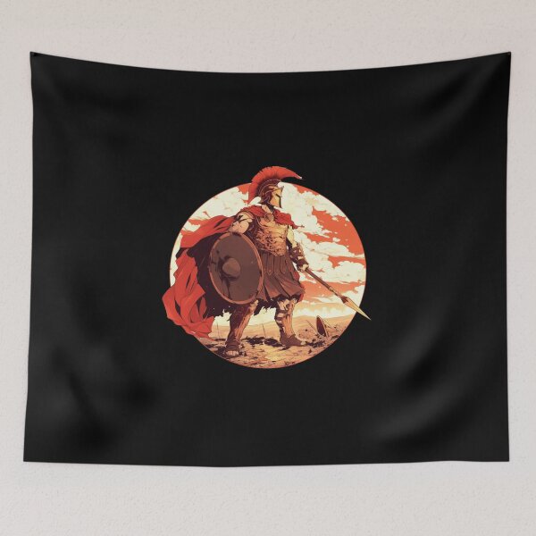 Item preview, Ancient greek warrior spartan designed and sold by SMARTKIT  DESIGNAGENCY.