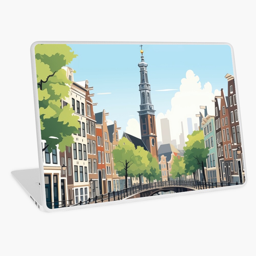 Aperçu de l'œuvre Skin adhésive d'ordinateur créée et vendue par MarkedArtPrints.