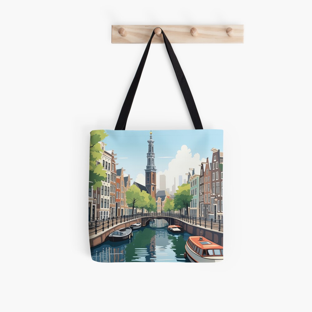 Aperçu de l'œuvre Tote bag doublé créée et vendue par MarkedArtPrints.