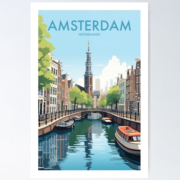 Item preview, AMSTERDAM designed and sold by MarkedArtPrints.