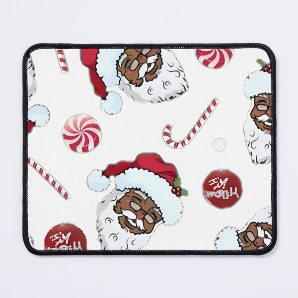 Item preview, Black Santa Christmas (White) designed and sold by IMAPROBLEM BRAND CLOTHING BY INFLUENCE GETEM.