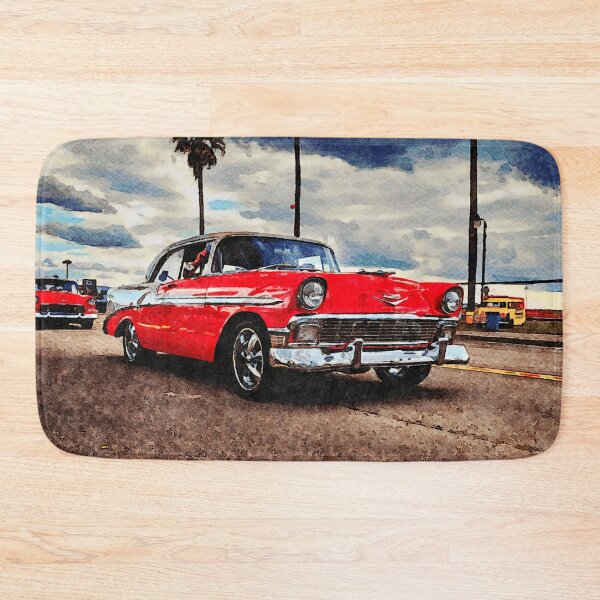 Item preview, Watercolor art of a classic 1956 Chevrolet Bel Air  designed and sold by GestaltImagery.