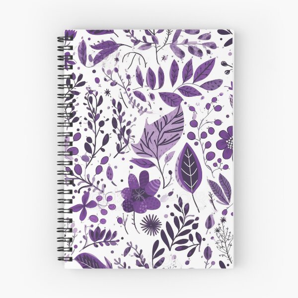 Item preview, Intricate Purple Floral Pattern designed and sold by bubblegoth.