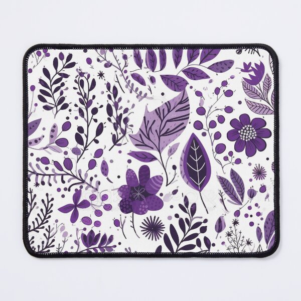 Item preview, Intricate Purple Floral Pattern designed and sold by bubblegoth.