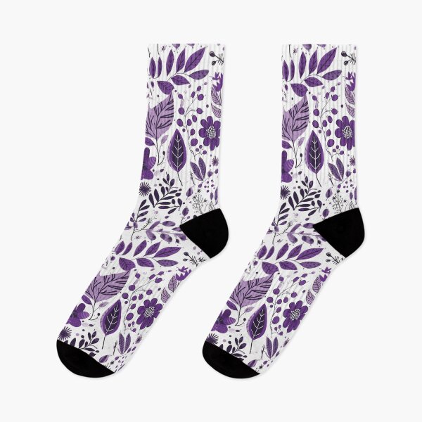 Item preview, Intricate Purple Floral Pattern designed and sold by bubblegoth.