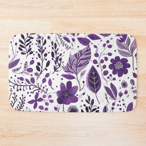 Item preview, Intricate Purple Floral Pattern designed and sold by bubblegoth.