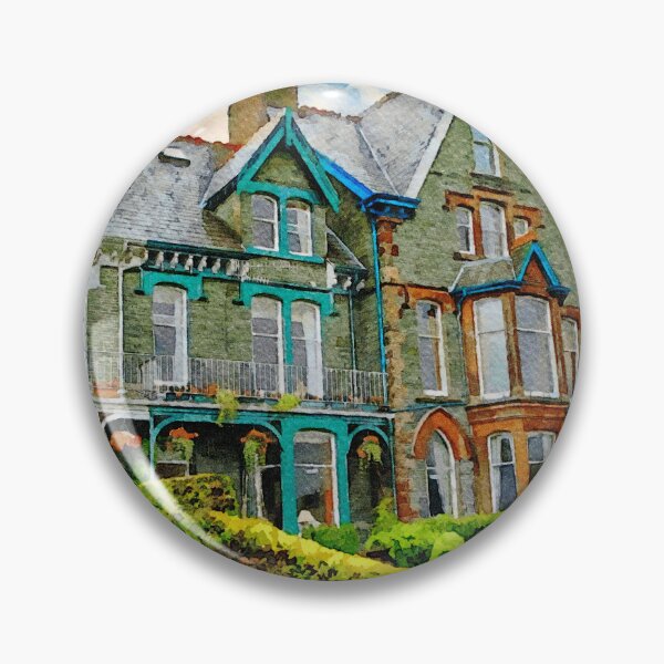 Artikelvorschau, Charmantes viktorianisches Haus in Keswick im Aquarellstil bemalt entworfen und verkauft von GestaltImagery.