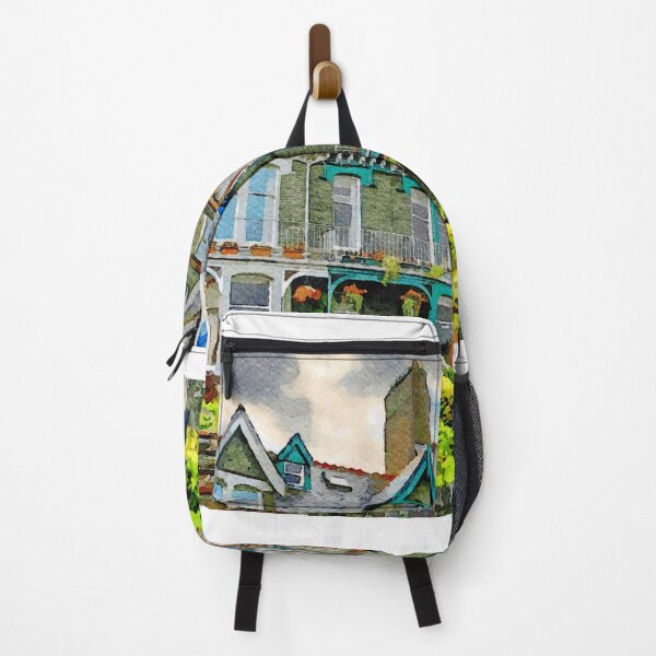 Item preview, Charming Victorian house in Keswick painted in watercolor style designed and sold by GestaltImagery.