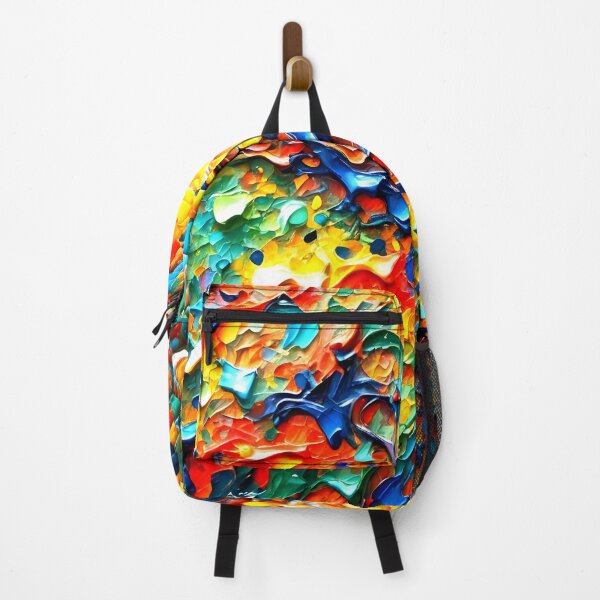 Item preview, Bright Multicolor Ripples of Colored Paint (Abstract) designed and sold by The-Open-Door.