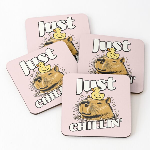 Item preview, Just Chillin´ Capybara Bathing in a Tub designed and sold by Mariana Piana.