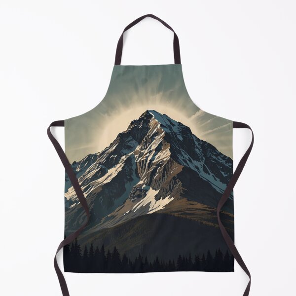 Item preview, Majestic Sunlit Mountain Landscape designed and sold by aminz4.