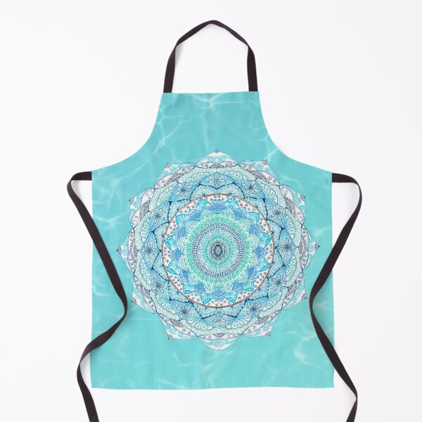 Item preview, Blue Ocean Mandala Coastal Inspired Design designed and sold by cosmiccircles01.
