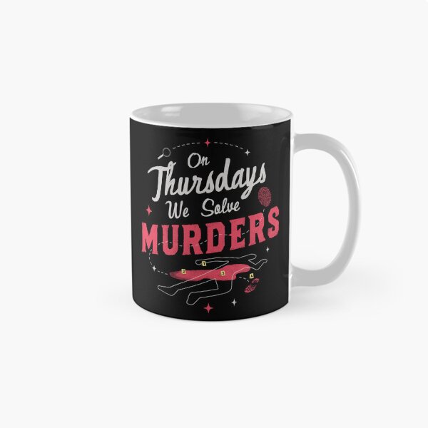 Item preview, On Thursdays We Solve Murders  designed and sold by thedesigngarden.
