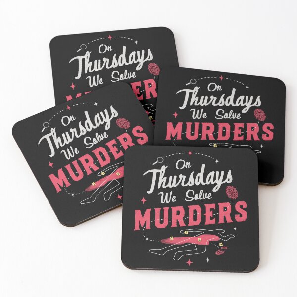 Item preview, On Thursdays We Solve Murders  designed and sold by thedesigngarden.