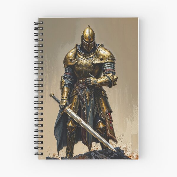 Item preview, Golden Knight and Sword designed and sold by Skye Ryan-Evans.