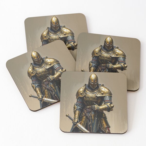 Item preview, Golden Knight and Sword designed and sold by Skye Ryan-Evans.