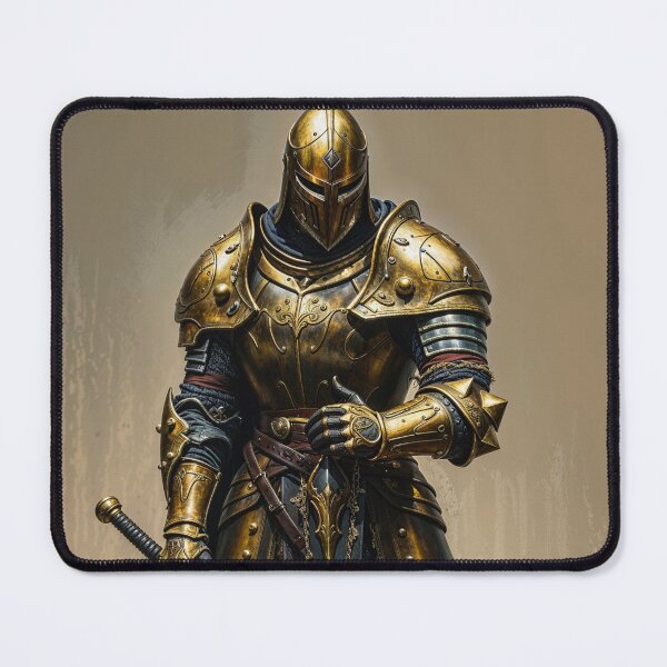 Item preview, Golden Knight and Sword designed and sold by Skye Ryan-Evans.