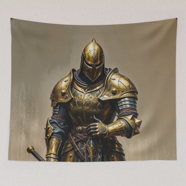 Item preview, Golden Knight and Sword designed and sold by Skye Ryan-Evans.