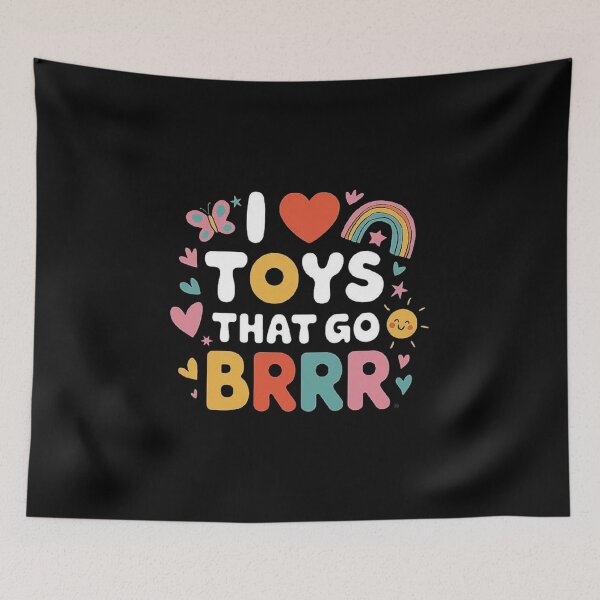 Item preview, I Love Fun Toys That Make Noise – Playful and Colorful Design designed and sold by love3617.