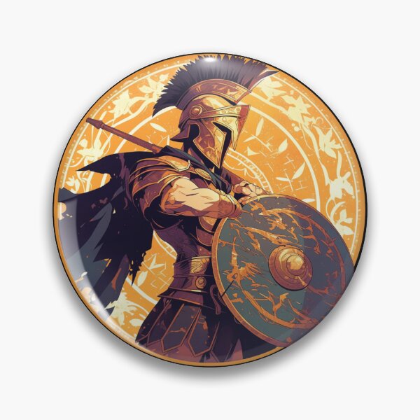 Item preview, Ancient greek warrior spartan designed and sold by SMARTKIT  DESIGNAGENCY.