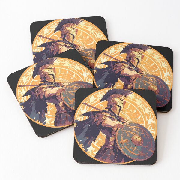 Item preview, Ancient greek warrior spartan designed and sold by SMARTKIT  DESIGNAGENCY.