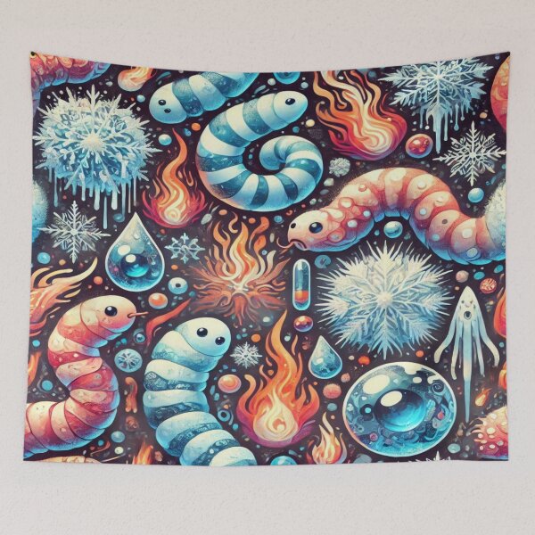 Item preview, Frost and Fire Hybrid Worms designed and sold by Imaginarium of Chaos falcon88 .