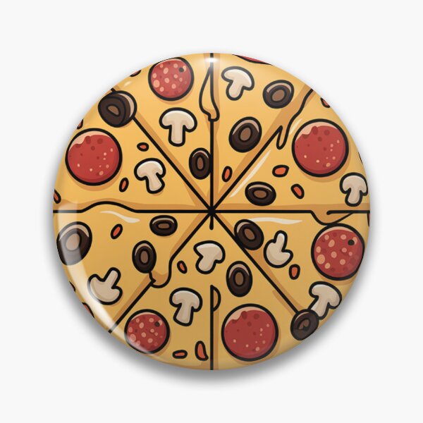 Item preview, Delicious Sliced Pizza with Toppings designed and sold by MonkiFlipp.