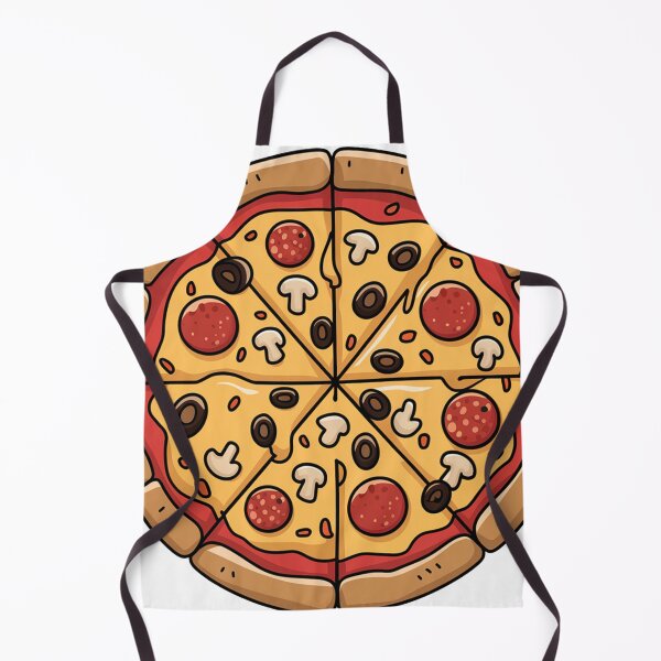 Item preview, Delicious Sliced Pizza with Toppings designed and sold by MonkiFlipp.