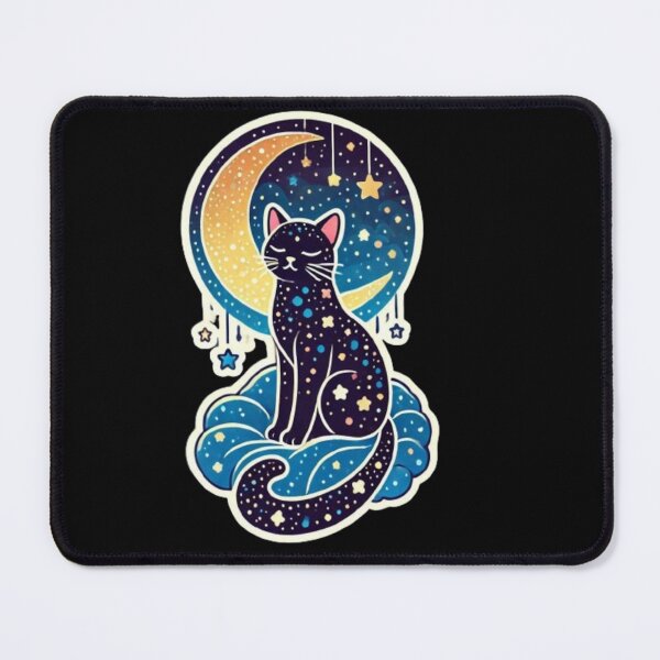 Item preview, starry night cat designed and sold by Shubatdesigns.