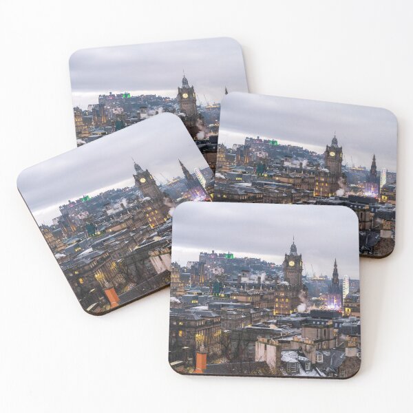 Item preview, Edinburgh, On a Winter Evening  designed and sold by Kasia Design.