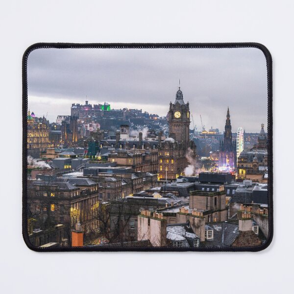 Item preview, Edinburgh, On a Winter Evening designed and sold by Kasia Design.