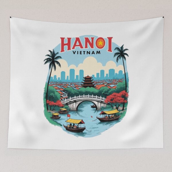 Artikelvorschau, Hanoi Vietnam entworfen und verkauft von GhumGham.