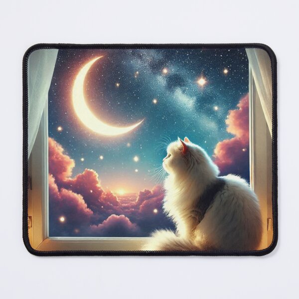 Item preview,  cat starry night  designed and sold by Shubatdesigns.