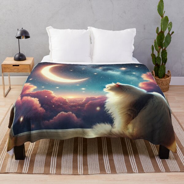 Item preview,  cat starry night  designed and sold by Shubatdesigns.
