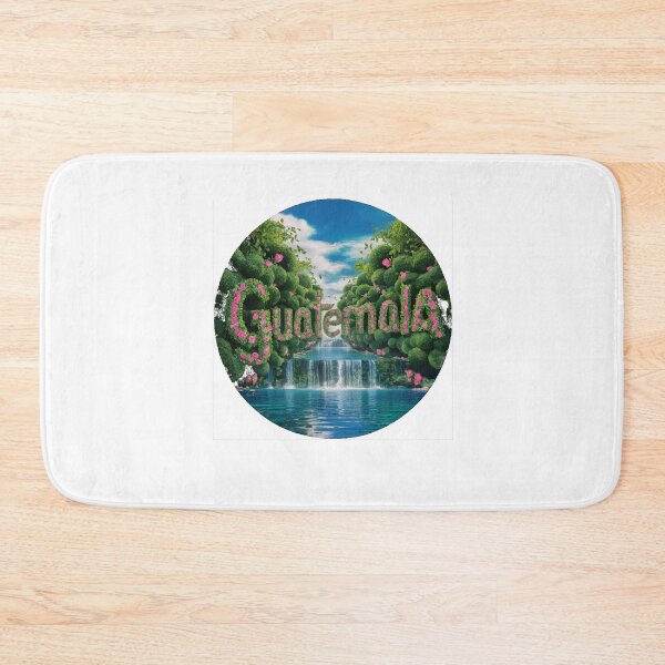 Item preview, Guatemala Welcomes Flag Map Antigua, Tikal, Lake Atitlán designed and sold by AnimalsDH305.