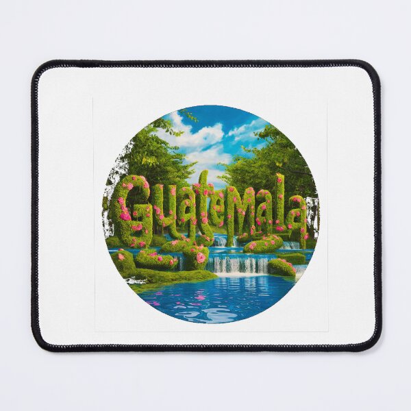 Item preview, Guatemala Welcomes Flag Map Antigua, Tikal, Lake Atitlán designed and sold by AnimalsDH305.