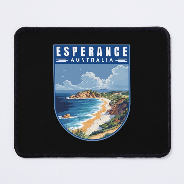 Item preview, Esperance in Western Australia Retro Travel Art Landscape designed and sold by MaateoDesign.