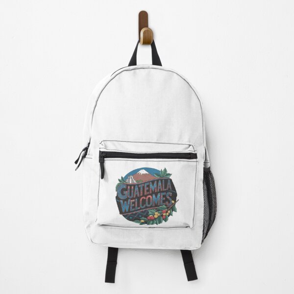 Item preview, Guatemala Welcomes Flag Map Antigua, Tikal, Lake Atitlán designed and sold by AnimalsDH305.