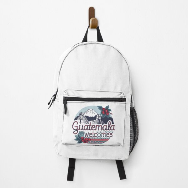 Item preview, Guatemala Welcomes Flag Map Antigua, Tikal, Lake Atitlán designed and sold by AnimalsDH305.