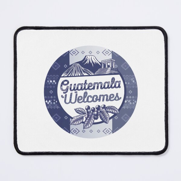 Item preview, Guatemala Welcomes Flag Map Antigua, Tikal, Lake Atitlán designed and sold by AnimalsDH305.