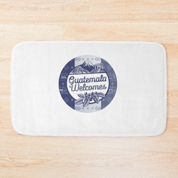 Item preview, Guatemala Welcomes Flag Map Antigua, Tikal, Lake Atitlán designed and sold by AnimalsDH305.