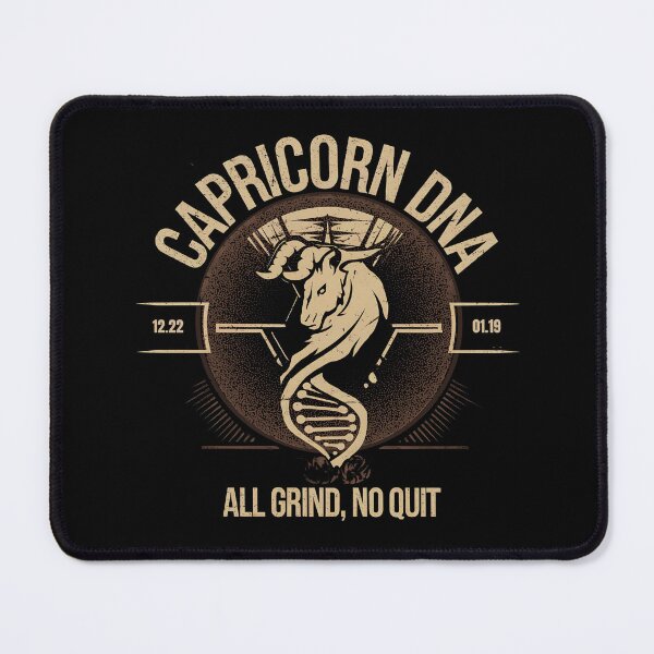 Item preview, Capricorn DNA – All Grind, No Quit Vintage Zodiac Design designed and sold by FocusedPatterns.