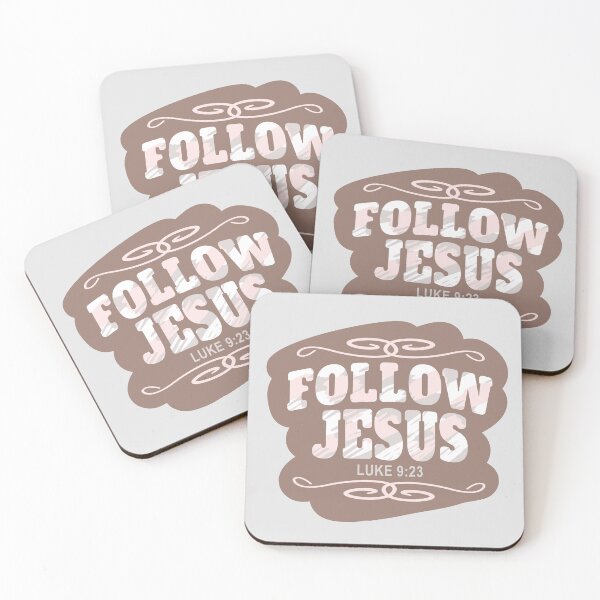 Item preview, Follow Jesus Christian Quote designed and sold by Angela Dow.