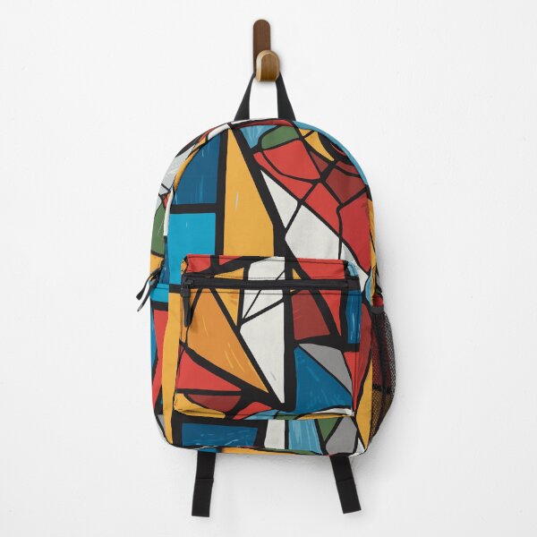 Item preview, Colorful Stained Glass Dog Portrait | Vibrant Abstract Art designed and sold by House Of Roza.