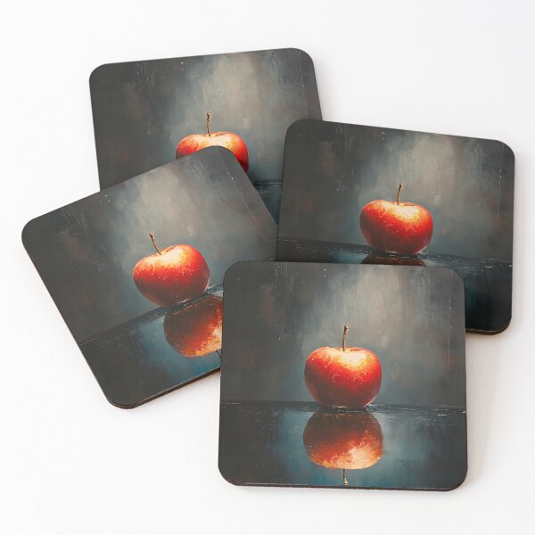 Item preview, Sleek & Minimal: Modern Apple Art Print designed and sold by north-sky.