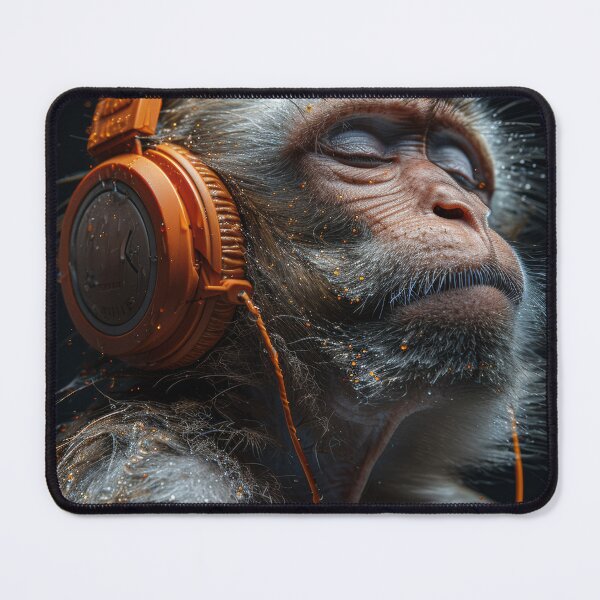 Item preview, animals with headphones designed and sold by BZHillustration.