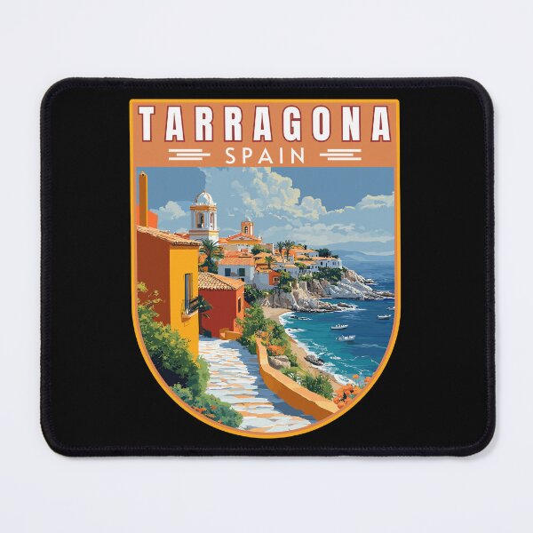 Item preview, Retro Tarragona in Spain Vector Travel Art Emblem designed and sold by MaateoDesign.