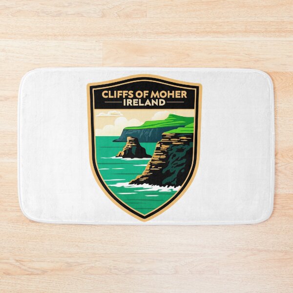 Item preview, Cliffs of Moher Travel Poster - Stunning Ireland Landscape Art designed and sold by Timegraf.