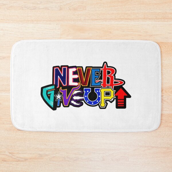Item preview, Never Give Up designed and sold by UZRWRLD .
